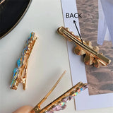 Crystal Lady Hairpin Duck-Billed Clip