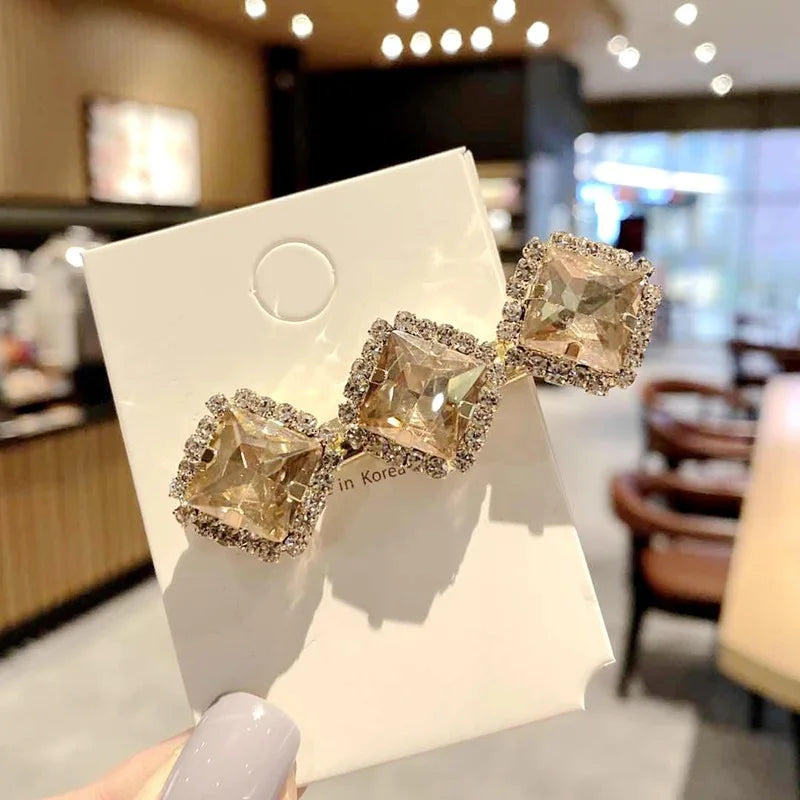 Crystal Lady Hairpin Duck-Billed Clip