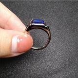 925 Silver Ring with Zircon Gemstone for Wedding Party