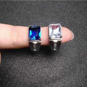 925 Silver Ring with Zircon Gemstone for Wedding Party
