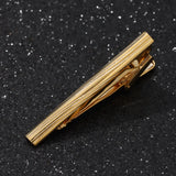 Ripple Crystal Metal Tie Clip for Men's Business Wedding Party Gentleman