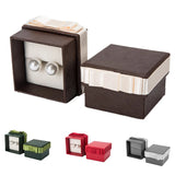 Romantic Earring Ring Display Jewelry Box with Bowknot