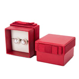 Romantic Earring Ring Display Jewelry Box with Bowknot