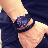 Men's Rope Bracelet Magnetic Stainless Steel Accessory Gift for Him