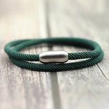 Men's Rope Bracelet Magnetic Stainless Steel Accessory Gift for Him