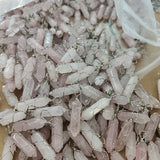 Rose Crystal Quartz Healing Pendant for Jewelry Making