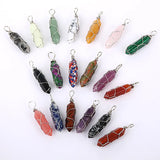 Rose Crystal Quartz Healing Pendant for Jewelry Making