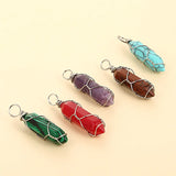 Rose Crystal Quartz Healing Pendant for Jewelry Making
