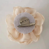 Rose Flowers Fabric Hair Clips For Women Girls Poppy Large Floral Hairpin