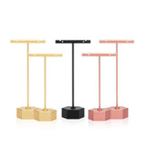 Rose Mini T-Bar Earring Holder Metal Ear Stud Display Shelf