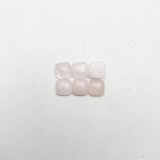 Rose Quartz 12MM Square Beads 24pcs for Jewelry Making
