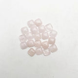 Rose Quartz 12MM Square Beads 24pcs for Jewelry Making