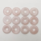 Rose Quartz 30mm Stone Beads Lot for DIY Jewelry Making Charms Accessories