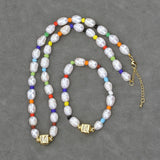 Round Pear 26 Letter Colored Spacer Bead Alphabet Bracelet Charms