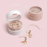 Portable Jewelry Box Travel Jewelry Case Earrings Ring Display Storage Box