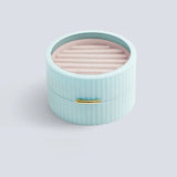 Portable Jewelry Box Travel Jewelry Case Earrings Ring Display Storage Box
