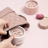 Portable Jewelry Box Travel Jewelry Case Earrings Ring Display Storage Box