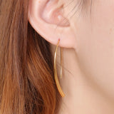 Stainless Steel Hoop Earrings for Women Silver/Gold Jewelry Gift