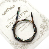 Round Tube Abalone Shell Beads Women's Charm Jewelry