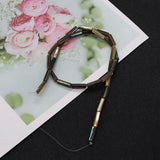 Round Tube Abalone Shell Beads Women's Charm Jewelry