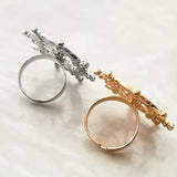 Rhinestone Tie Buckle Hoop for Men's Shirts