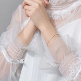 S925 Silver Bracelet Woman Party Sweet Jewelry Daily Accessories