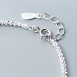 S925 Silver Bracelet Woman Party Sweet Jewelry Daily Accessories