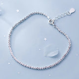 S925 Silver Bracelet Woman Party Sweet Jewelry Daily Accessories