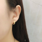 S925 Silver Earring Circle Ear Buckle Arrival Jewelry Women Gift