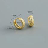 S925 Silver Earring Circle Ear Buckle Arrival Jewelry Women Gift