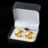 Sailing Boat Cufflinks Enamel Jewelry For Men Suit French Shirt