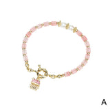 Sea Bracelets Winter Style Octopus Jellyfish Micro-Inlaid Zircon Pendent
