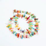 Coral Stone Beaded Chain for DIY Jewelry Making