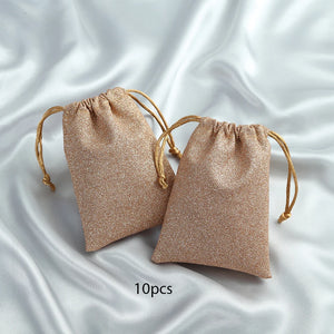 Sequins Jewelry Bag Pouche Organizer with Drawstring