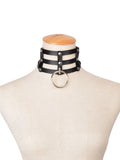 Harajuku Rock Collar Stud Rivets Choker Necklace