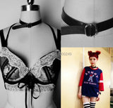 Harajuku Leather Collar Choker Necklace