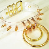 Sexy Harajuku punk two layer Choker Necklace Rivets Necklace