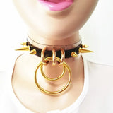 Harajuku Punk Choker Necklace with Rivets