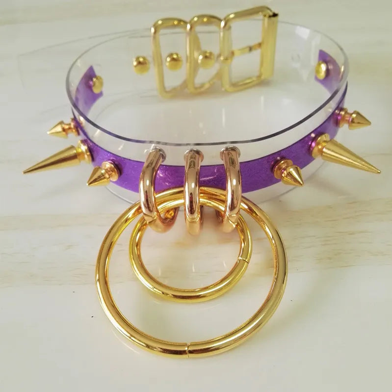 Sexy Harajuku Punk Rivets Choker Necklace