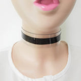 Harajuku Punk Rivets Choker Necklace Two Layer Torque Belt