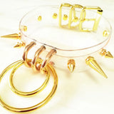 Sexy Harajuku punk two layer Choker Necklace Rivets Necklace
