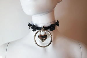 Harajuku Punk 2 Layer Leather Choker Necklace