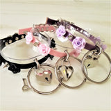 Harajuku Punk 2 Layer Leather Choker Necklace
