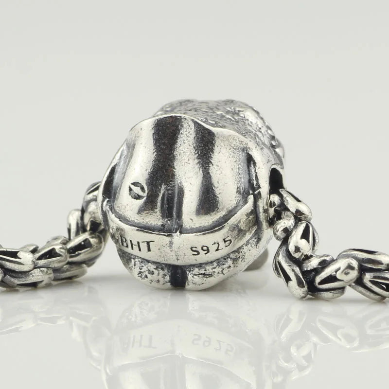 Vintage Silver 925 Hip Charms Beads for Bracelet Making