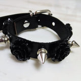 Sexy Lolita Harajuku Leather Bracelet with Spikes