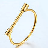 Stainless Steel Bracelet Cuff Bangle for Women