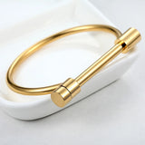 Stainless Steel Bracelet Cuff Bangle for Women