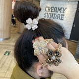 Crystal Hair Rope Rhinestone Elastic Hair Bands Girls Hair Accessories