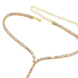 Crystal Neckchain Waist Chain Rhinestone Body Chain Necklace
