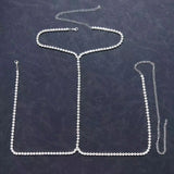 Crystal Neckchain Waist Chain Rhinestone Body Chain Necklace